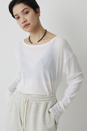 ウィム ガゼット/Whim Gazetteの【予約販売】【THE PAUSE】シアーフライスロンTEE(110100/110103)