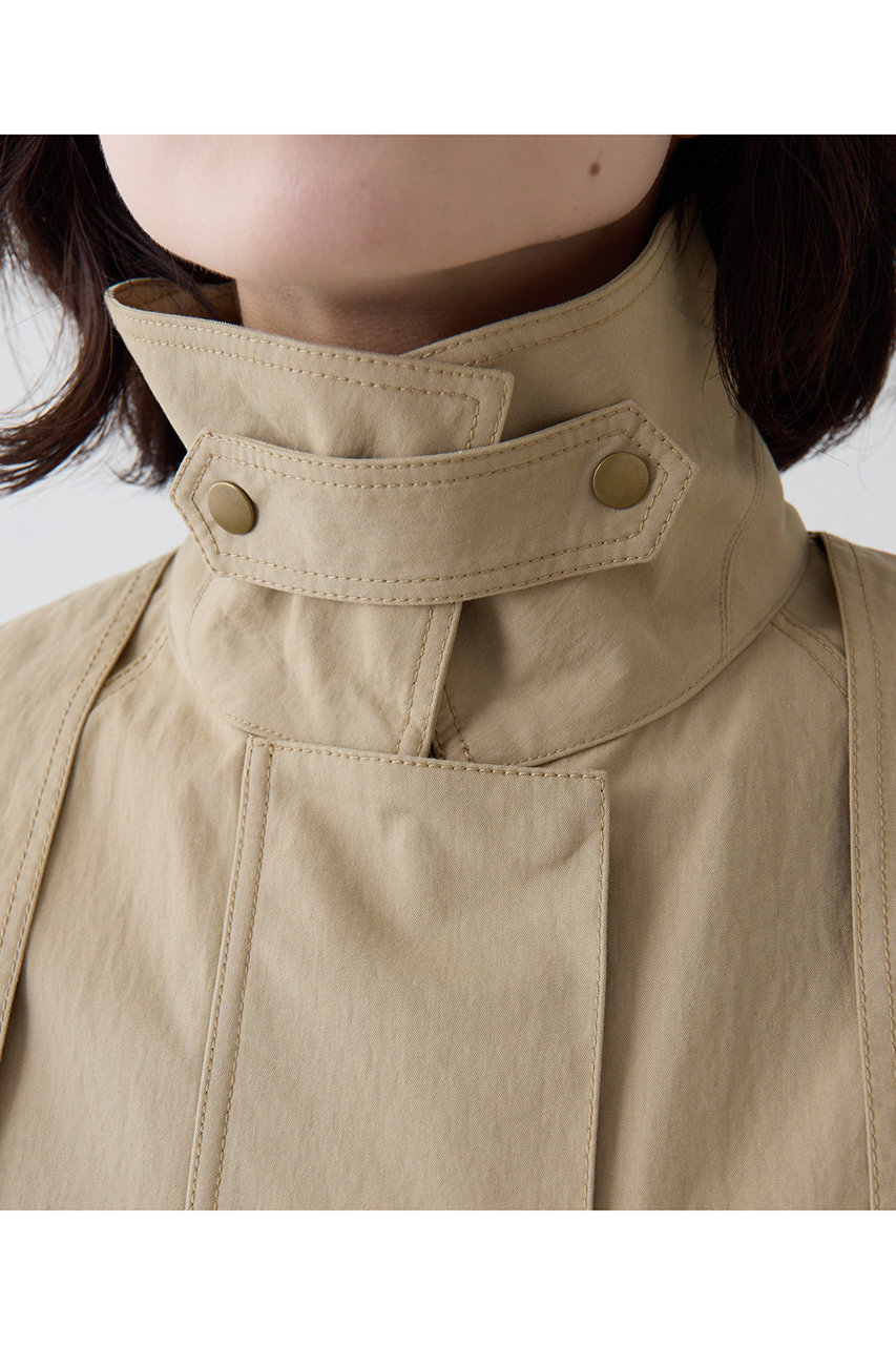 Whim Gazette(ウィム ガゼット)｜【THE PAUSE】ケープコート/ベージュ