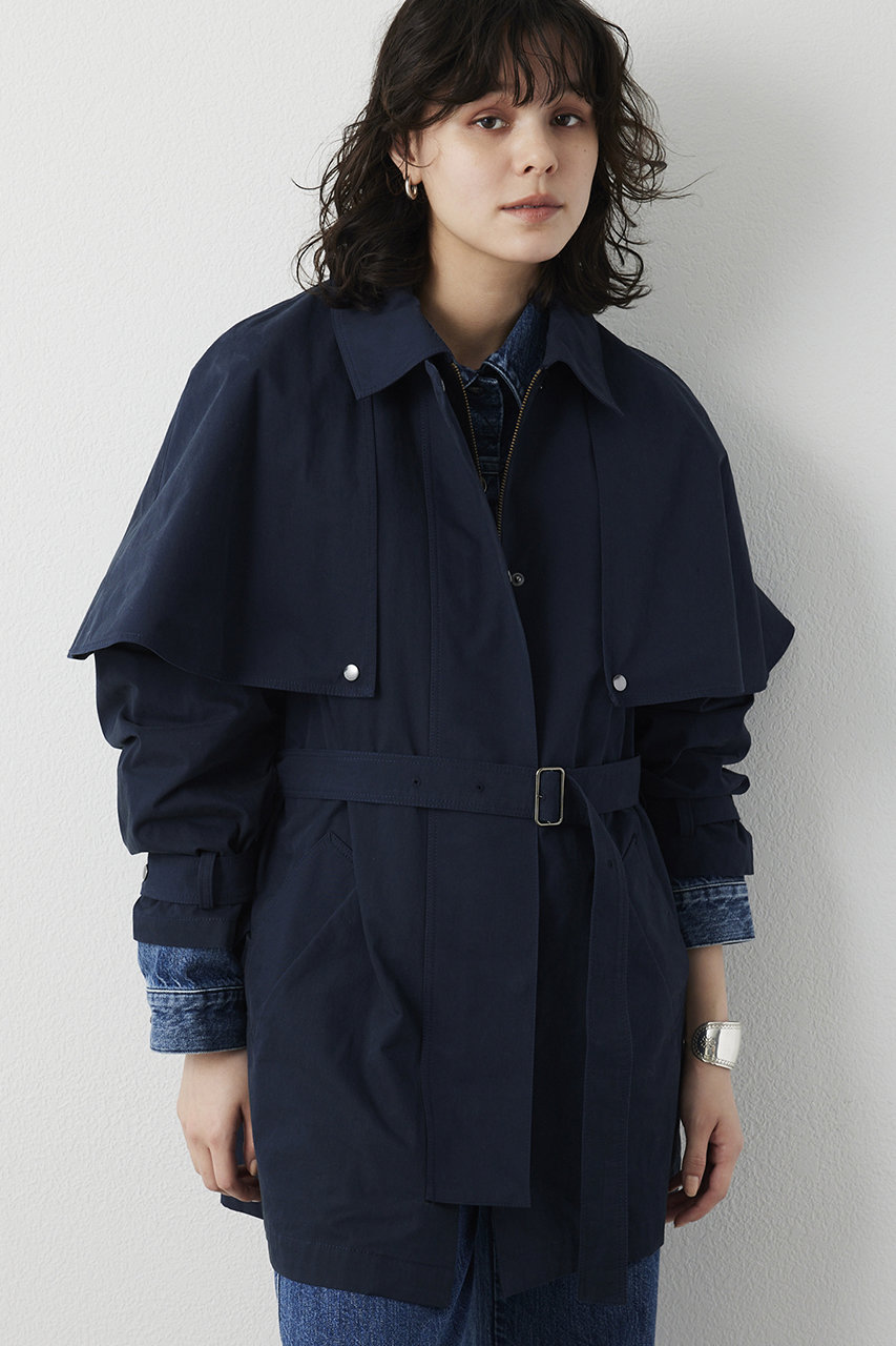 ウィム ガゼット/Whim Gazetteの【予約販売】【THE PAUSE】ケープコート(ネイビー/WGP1061108A0001)