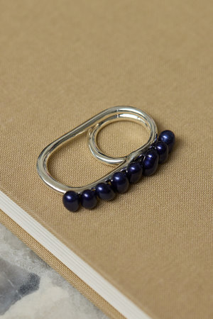 ウィム ガゼット/Whim Gazetteの【予約販売】【Hoaw.】Pearl double ring(150400/150401)