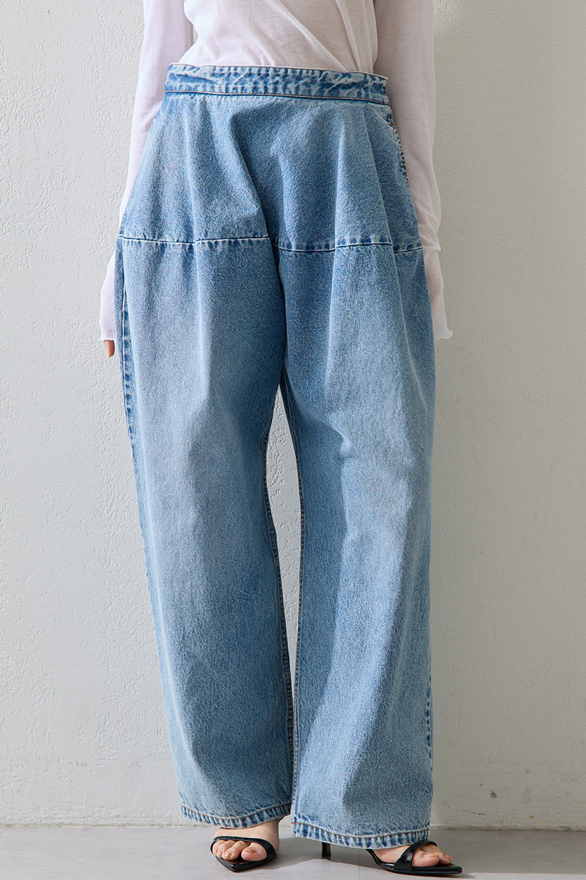 ウィム ガゼット/Whim Gazetteの【予約販売】バレルデニムパンツ(ブルー/WGD1061103A0003)