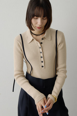 ウィム ガゼット/Whim Gazetteの【予約販売】ニットポロボディスーツ(110300/110301)