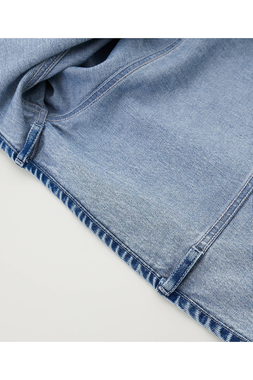 Whim Gazette(ウィム ガゼット)｜バックリボンデニムジャケット/ブルー