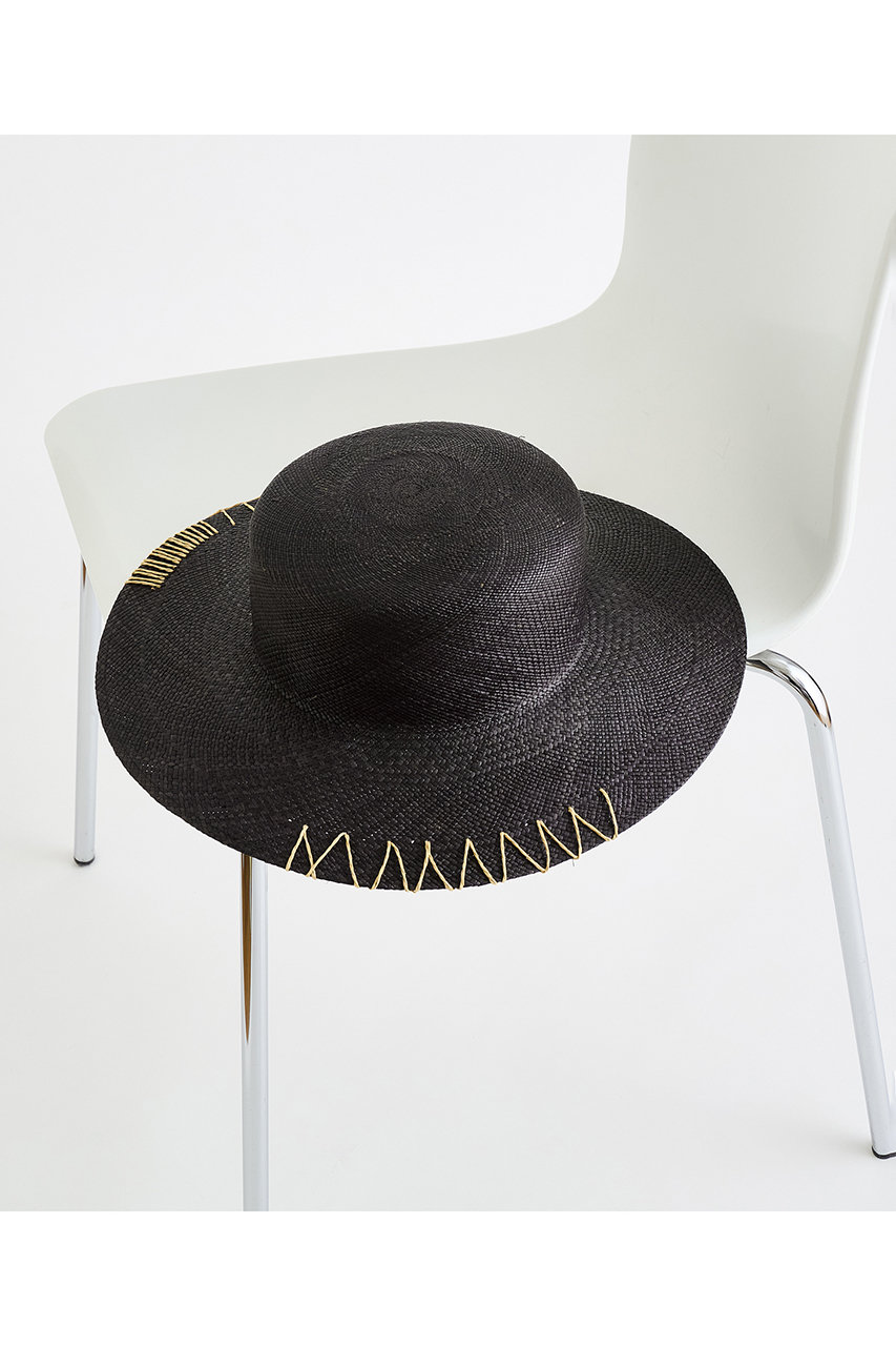 ウィム ガゼット/Whim Gazetteの【予約販売】【Hoaw.】PANAMA HAT(ブラック/WGH1061415A0001)