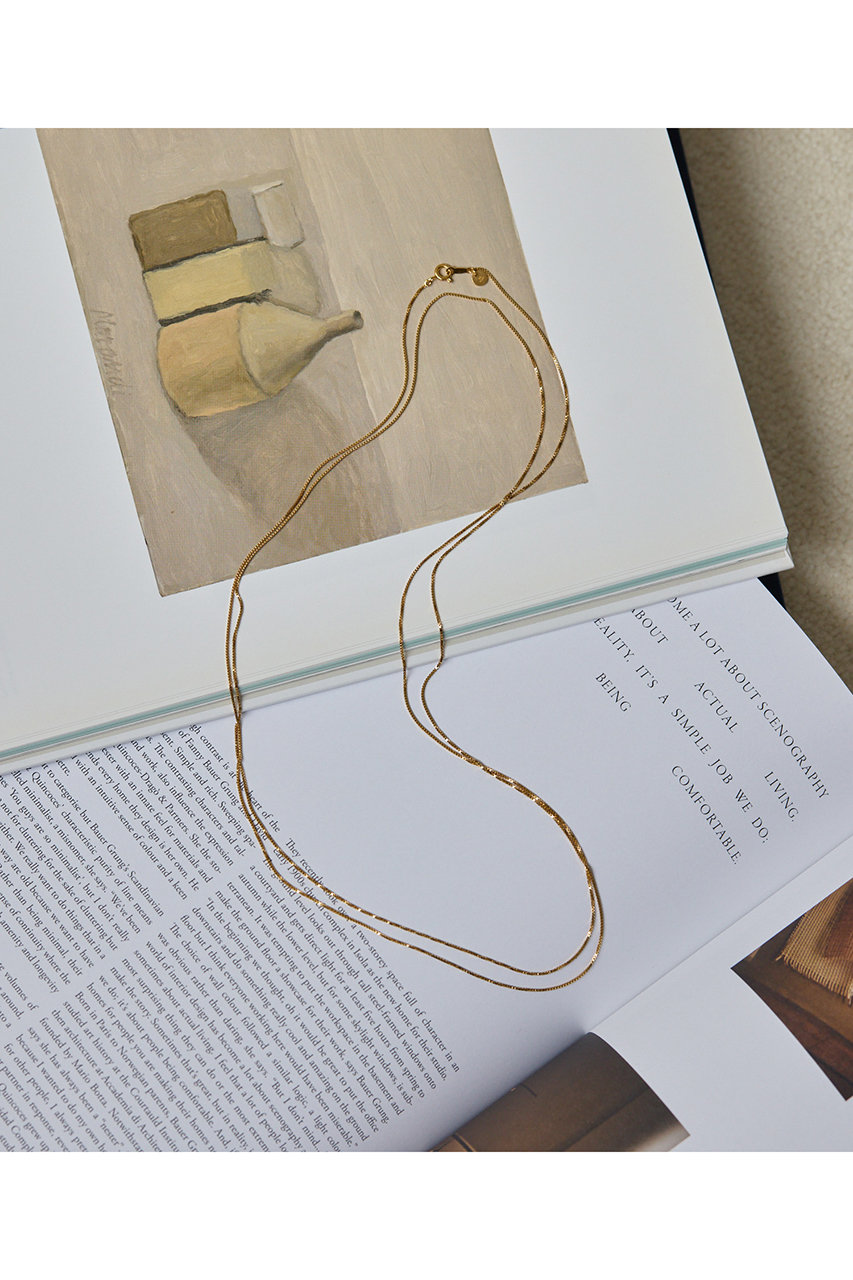 ウィム ガゼット/Whim Gazetteの【Hoaw.】ロングチェーンネックレス(925ゴールド/WGH1061111A0002)