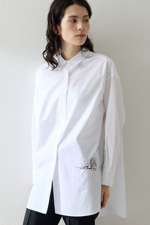 ウィム ガゼット/Whim Gazetteの【予約販売】Thomas Masonアニマル刺繍シャツ(110400/110403)