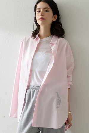 ウィム ガゼット/Whim Gazetteの【予約販売】Thomas Masonアニマル刺繍シャツ(110400/110403)