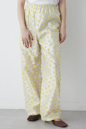 ウィム ガゼット/Whim Gazetteの【予約販売】【THE PAUSE】フラワージャガードパンツ(110600/110601)