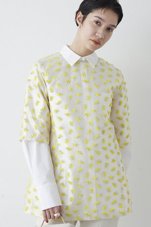 ウィム ガゼット/Whim Gazetteの【予約販売】【THE PAUSE】フラワージャガードブラウス(110400/110402)