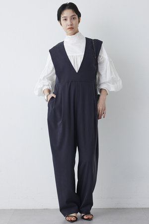 ウィム ガゼット/Whim Gazetteの【予約販売】【THE PAUSE】ドレープジャンプスーツ(110600/110606)