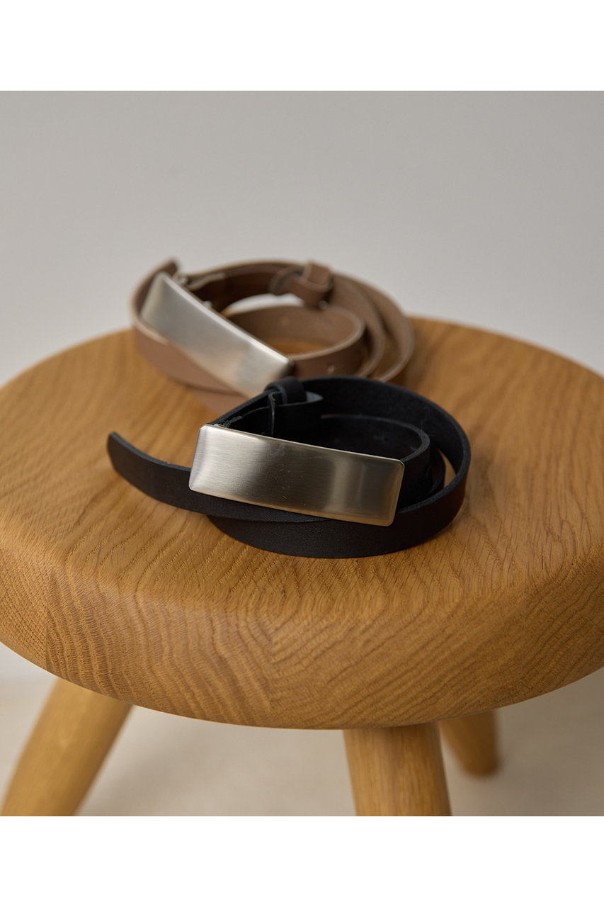 【THE PAUSE】プレートバックルベルト