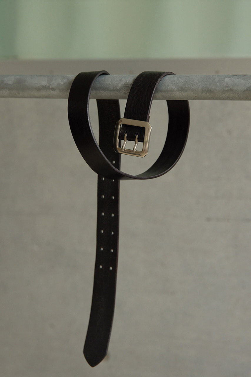 ウィム ガゼット/Whim Gazetteの【予約販売】【THE PAUSE】ダブルピンベルト(ブラック/WGP1061214A0003)