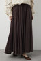【予約販売】製品染めカラースカート ウィム ガゼット/Whim Gazette ブラウン