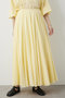 【予約販売】製品染めカラースカート ウィム ガゼット/Whim Gazette イエロー