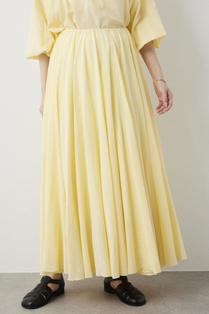 ウィム ガゼット/Whim Gazetteの【予約販売】製品染めカラースカート(110700/110703)