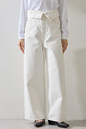 ウィム ガゼット/Whim Gazetteの【予約販売】ハイウエストデニムパンツ(110600/110604)