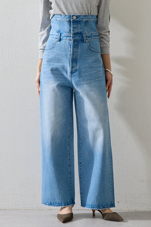 ウィム ガゼット/Whim Gazetteの【予約販売】ハイウエストデニムパンツ(110600/110604)