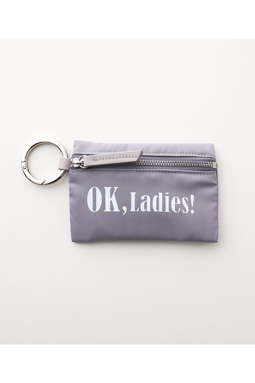 Whim Gazette(ウィム ガゼット)｜Nylon pouch/グレー の通販｜ELLESHOP