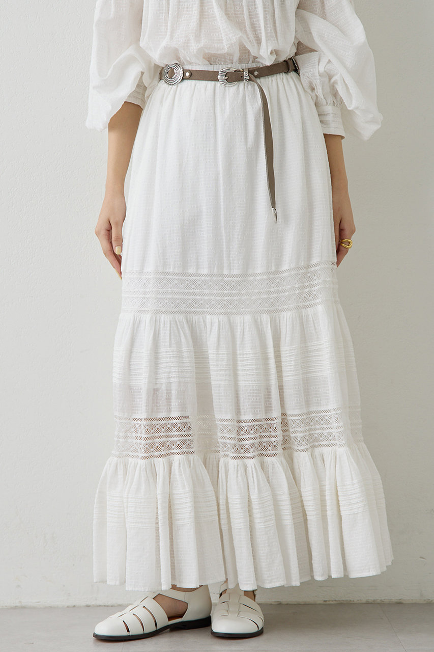コットンギャザーマキシスカート