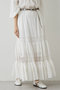 【予約販売】コットンギャザーマキシスカート ウィム ガゼット/Whim Gazette