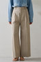 【予約販売】リネンライクワイドパンツ ウィム ガゼット/Whim Gazette ベージュ