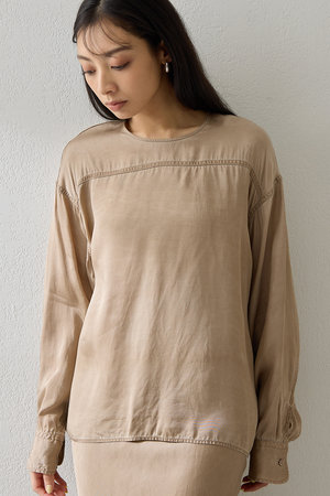 ウィム ガゼット/Whim Gazetteの【予約販売】ピグメントクルーブラウス(110400/110403)