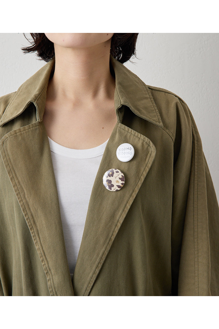 美品✨ウィムガゼット 24SS ミリタリーコート ロング丈 コットン F カーキ Whim Gazette(ウィム ガゼット)｜ミリタリーコート/カーキ の通販