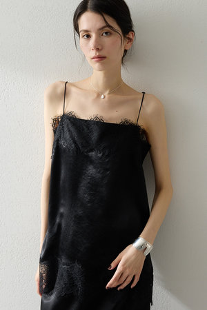 ウィム ガゼット/Whim Gazetteの【予約販売】サテンレースキャミソール(110400/110401)