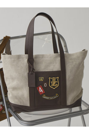 ウィム ガゼット/Whim Gazetteの【予約販売】【MARCO MASI】リネンワッペントート