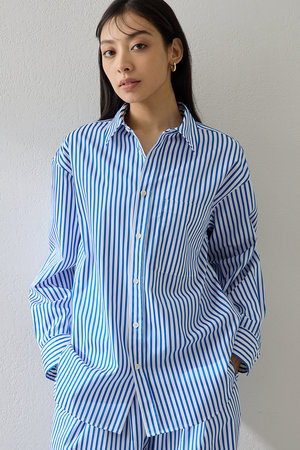 ウィム ガゼット/Whim Gazetteの【予約販売】ストライプシャツ(110400/110403)