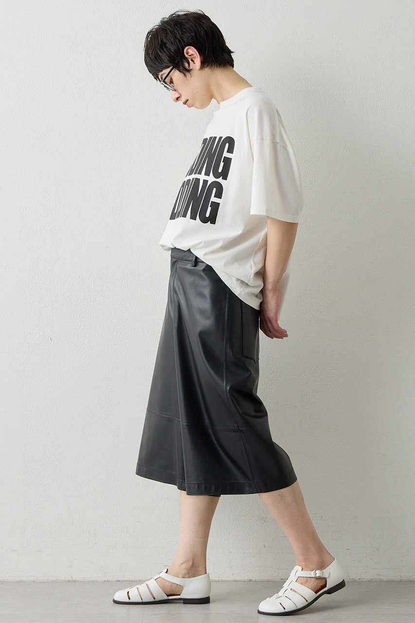 Whim Gazette(ウィム ガゼット)｜KIDDINGロゴTシャツ/オフホワイト の