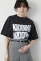 【予約販売】KIDDINGロゴTシャツ ウィム ガゼット/Whim Gazette チャコールグレー