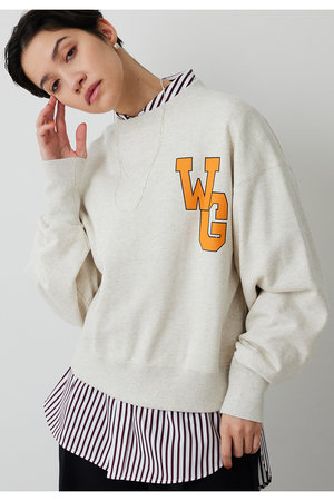 ウィム ガゼット/Whim Gazetteの【予約販売】ワンポイントロゴ裏毛(110100/110105)