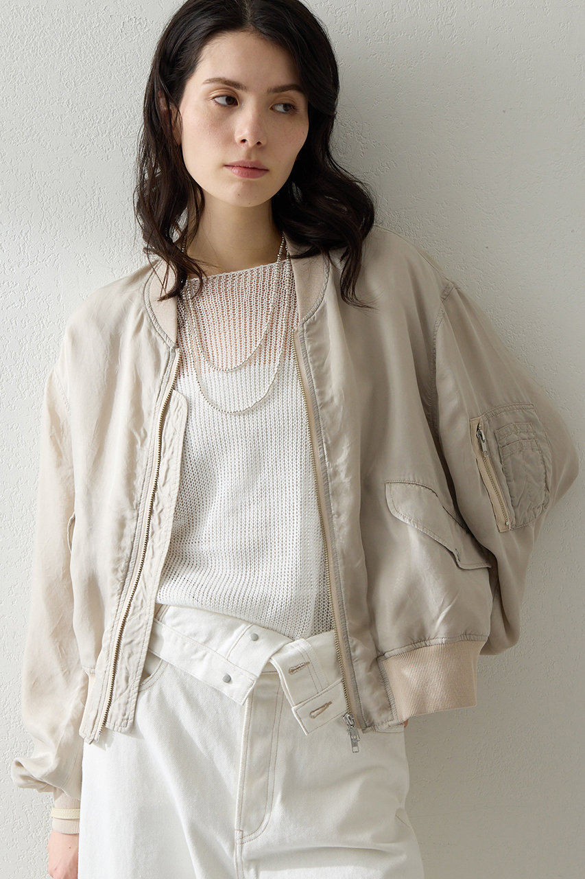 シルキーキュプラブルゾン