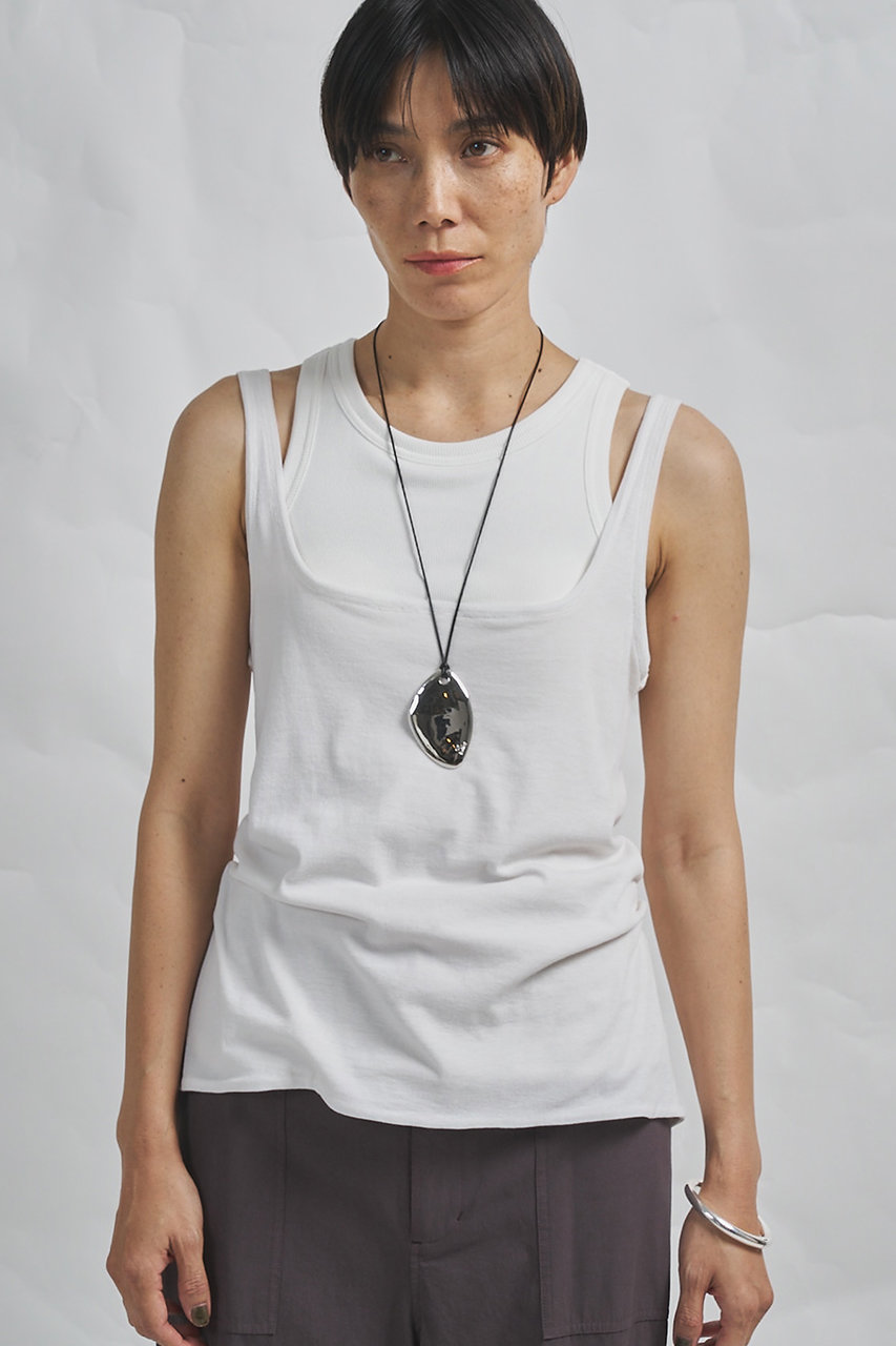 ウィム ガゼット/Whim Gazetteの【予約販売】【GEMINI】マルチwayノースリーブカットソー(オフホワイト/WGG1061106A0005)