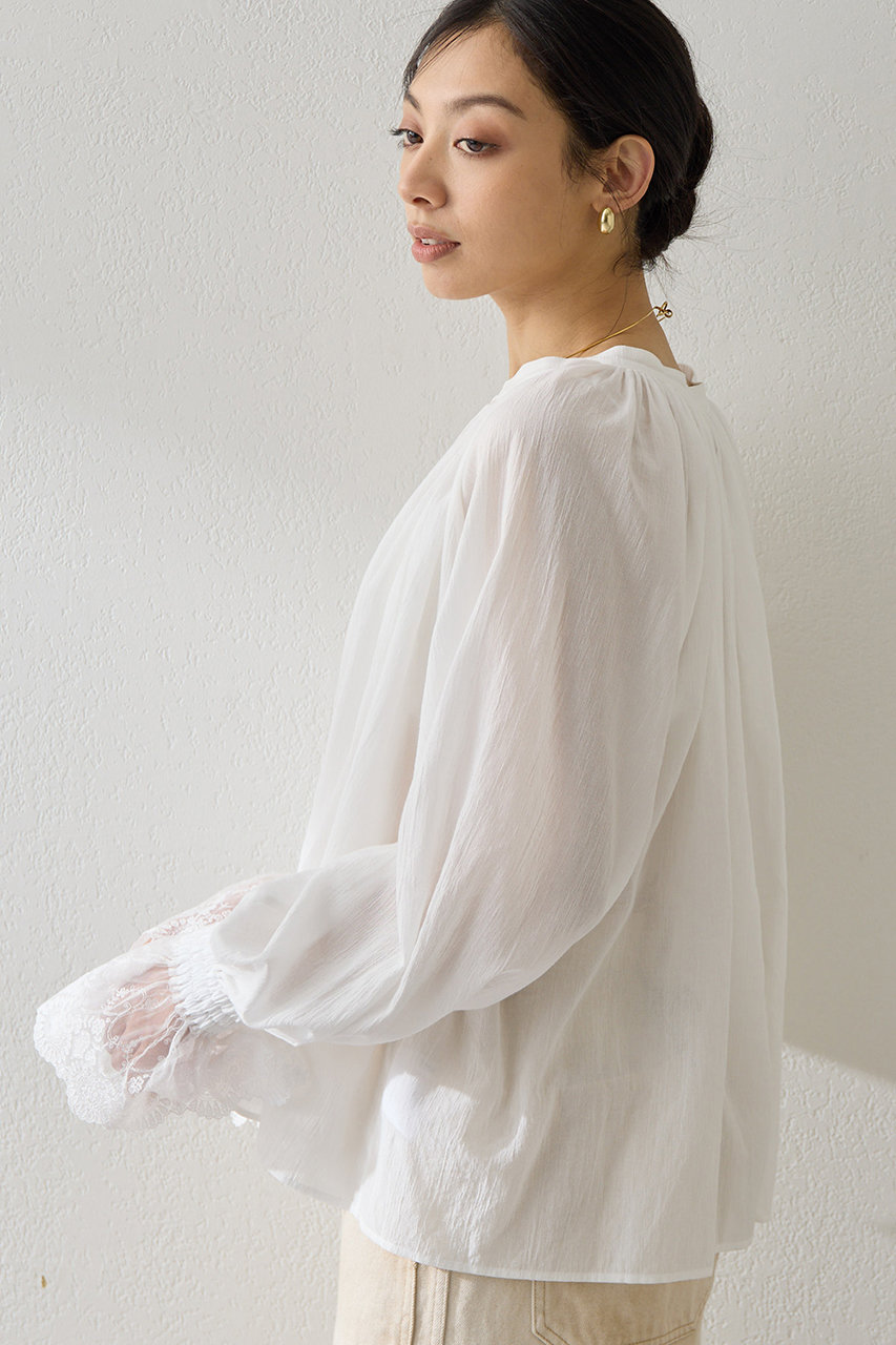 rainy イノセントワールド トーションレースブラウス オフホワイト Innocent World - rainy様専用 イノセントワールド トーションレース