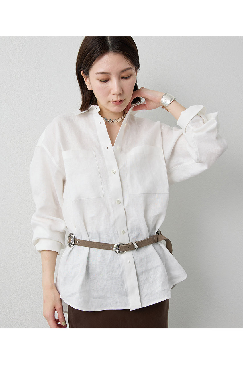 ウィム ガゼット/Whim Gazetteの【予約販売】リネンシャツ(オフホワイト/WGZ1061304A0005)