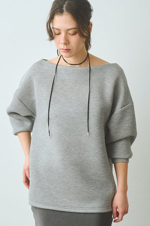 ウィム ガゼット/Whim Gazetteの【予約販売】オフショルダンボールプルオーバー(110100/110103)