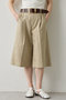 【予約販売】【THE PAUSE】タックハーフパンツ ウィム ガゼット/Whim Gazette ベージュ