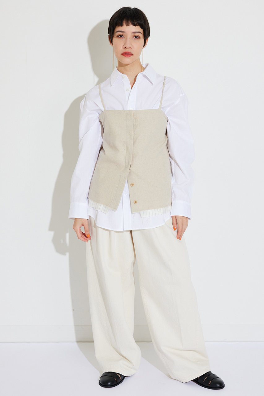 ウィム ガゼット/Whim Gazetteの【予約販売】【THE PAUSE】キャミブラウス(ベージュ/WGP1061304A0001)