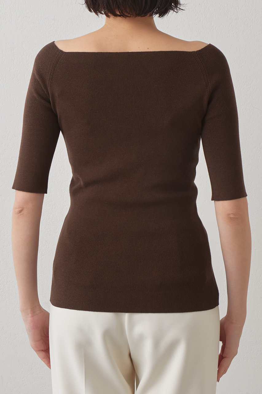 Whim Gazette オフショルハーフスリーブプルオーバー Whim Gazette(ウィム ガゼット)｜【予約販売】【THE PAUSE】オフショル