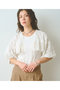 【予約販売】ボレロブラウス ウィム ガゼット/Whim Gazette オフホワイト
