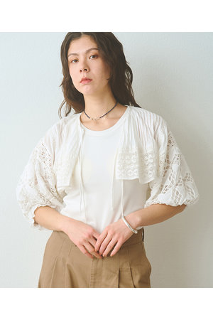 ウィム ガゼット/Whim Gazetteの【予約販売】ボレロブラウス(110400/110403)