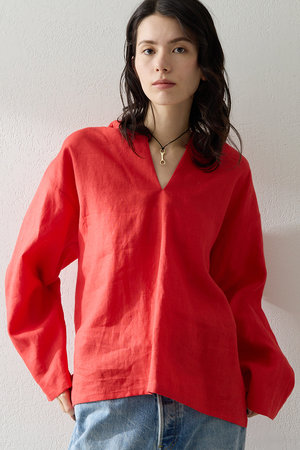 ウィム ガゼット/Whim Gazetteの【予約販売】リネンフードプルオーバー(110400/110403)