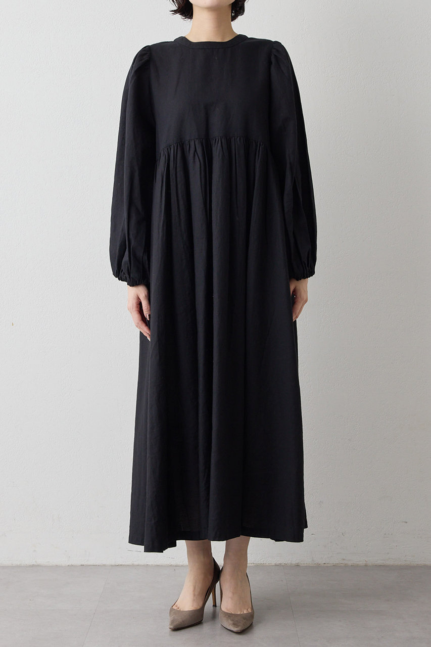 whim gazette ギャザーフラット　新品未使用 Whim Gazette（ウィムガゼット）の「ギャザーワンピース（ワンピース