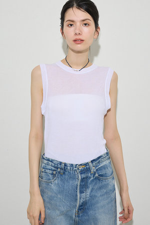 ウィム ガゼット/Whim Gazetteの【予約販売】シアータンクプルオーバー(110100/110101)