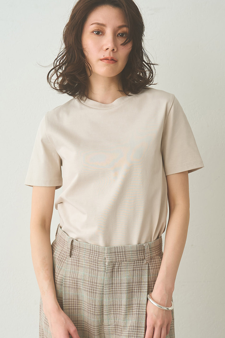 ウィム ガゼット/Whim Gazetteの【予約販売】スビンコットンTシャツ(ベージュ/WGZ1061306A0005)