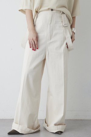 ウィム ガゼット/Whim Gazetteの【予約販売】サスペンダーチノパンツ(110600/110601)