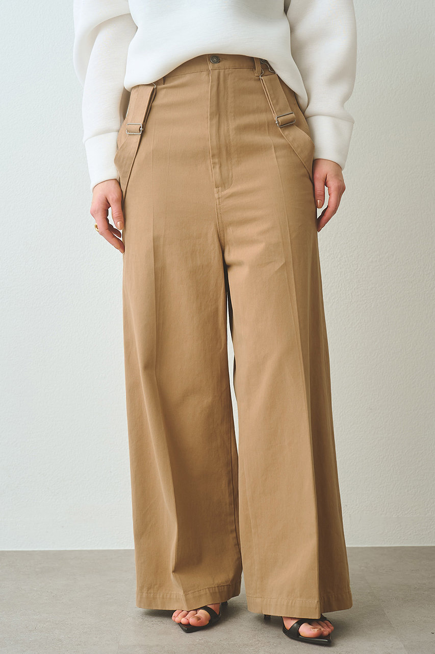 ウィム ガゼット/Whim Gazetteの【予約販売】サスペンダーチノパンツ(キャメル/WGZ1061402A0004)