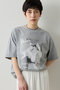 【予約販売】【THE PAUSE】CATフォトTシャツ ウィム ガゼット/Whim Gazette グレー